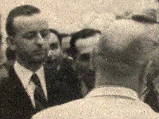 George Jordan meeting Mussolini in the 1930's