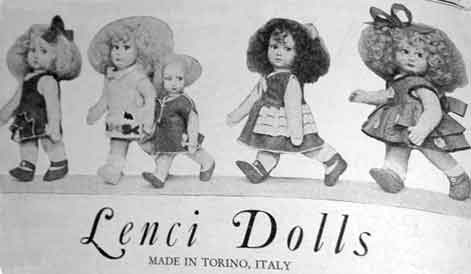 Lenci Ad in 1923 Playthings Catalog