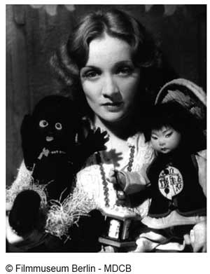 Marlene Dietrich and Lenci dolls